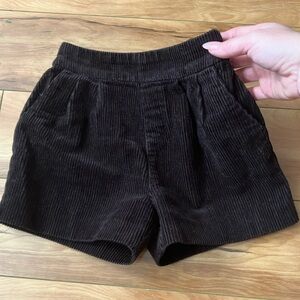 3 year old Banana Republic corduroy shorts black